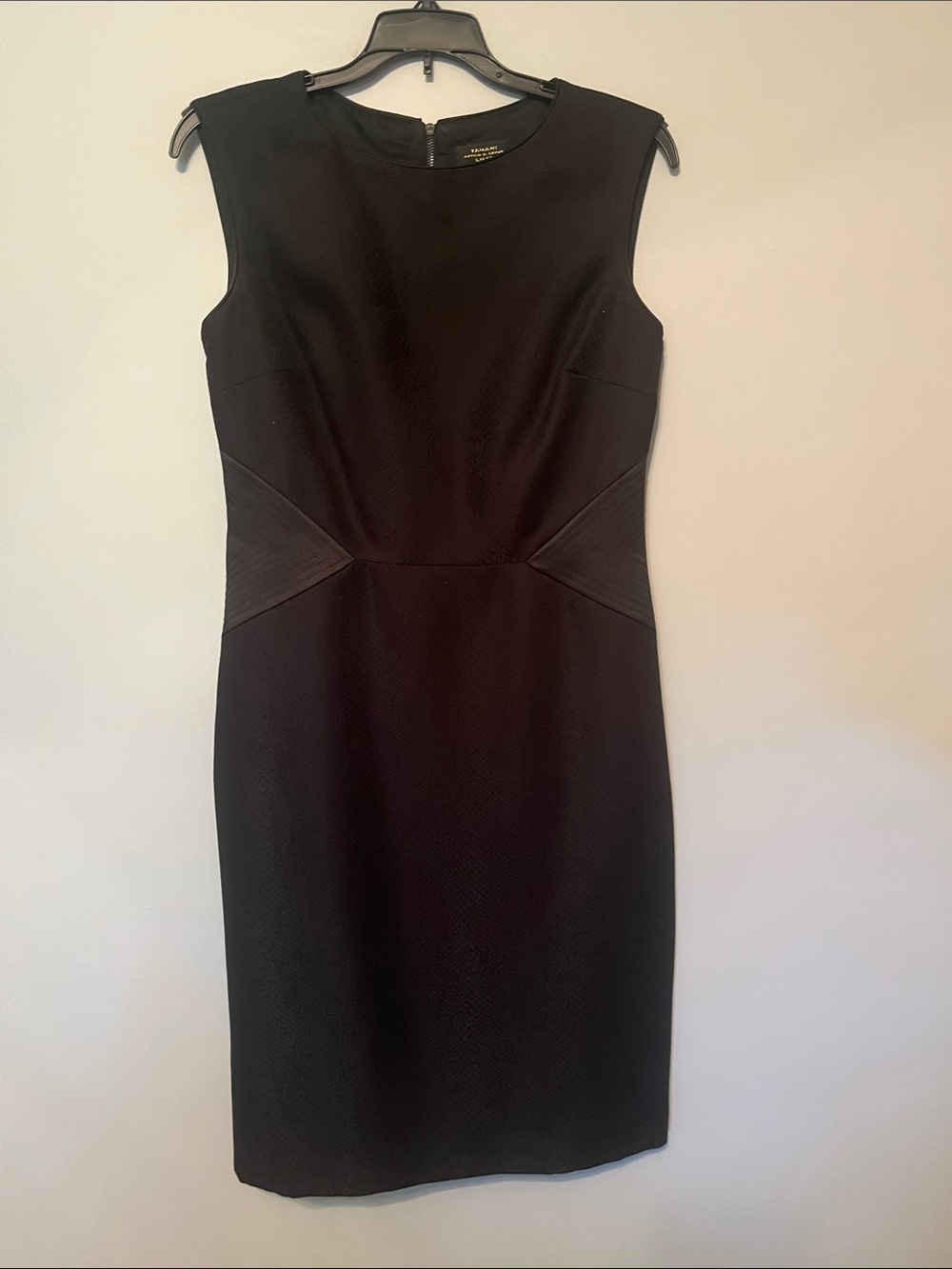 Tahari Black Midi Sheath Dress
